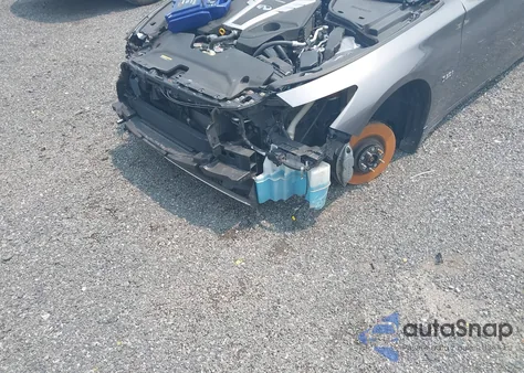 2016 Infiniti Q50 3.0T Red Sport 400 z USA, uszkodzony, nr VIN JN1FV7AR6GM451408